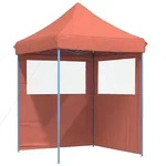 vidaXL Partyzelt 200 x 200 x 306 cm Terrakotta Oxford-Stoff