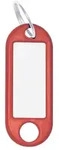WEDO 262 101802 10x Schl&uuml;sselanh&auml;nger rot