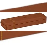 Rhodiarama, Stiftebox aus Kunstleder, 21x5,5x3cm - Kupfer 194508C