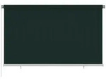 vidaXL Au&szlig;enrollo 245 (B) x 140 (H) cm Dunkelgr&uuml;n HDPE