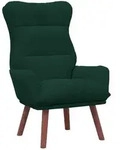 vidaXL Sessel Dunkelgr&uuml;n 69 x 74 x 93 cm Samt