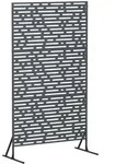vidaXL Sichtschutz 100 x 50 x 180 cm Stahl Anthrazit