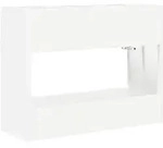 vidaXL Sonnenschirmhalter Wei&szlig; 65 x 24 x 50 cm Holzwerkstoff
