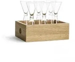 Gravidus Schnapsglas Set mit Holzbox 7tlg.