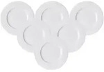 Villeroy & Boch Cellini Fr&uuml;hst&uuml;cksteller &oslash; 22 cm 6er Set