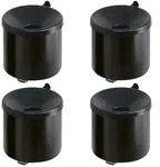 PROREGAL SparSet 4x Runder feuerl&ouml;schender Wandaschenbecher | 2 Liter | Hx&Oslash;...
