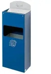 PROREGAL Robuster Wandascher mit Schild | 4 Liter, HxBxT 55x14,5x22cm |...