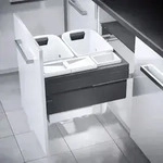 Hailo W&auml;schesammler 3270831 Laundry Carrier 60 LC Slide SC 80 Liter