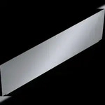KWC R&uuml;ckwand, PLANOX, Edelstahl, 1800x400x3 mm