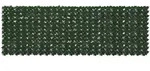 vidaXL Balkonsichtschutz mit Bl&auml;ttern Dunkelgr&uuml;n 300 x 100 cm