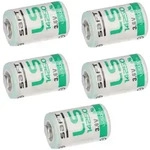 5x Saft Lithium 3,6V Batterie LS 14250 - 1/2 AA - LS14250 Li-SOCl2
