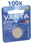 100x VARTA CR2016 Lithium-Knopfzelle 3V 100 St&uuml;ck 1er Blister