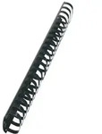 GBC Kunststoff Plastikbinder&uuml;cken Schwarz 51.0 mm 450 Blatt DIN A4 50 St&uuml;ck