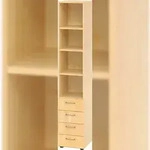 b&uuml;m&ouml; smart Schubladenschrank, B&uuml;roschrank in Ahorn mit 4 Sch&uuml;ben & 4
