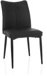 Dining Stuhl / Besucherstuhl VISETO Kunstleder schwarz hjh LIVING