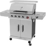 Yato Gasgrill 19kW, 4+1 Brenner, Edelstahl 70x45x55cm