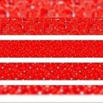 HEYDA 204875537 Faltstreifen-Set f&uuml;r Fr&ouml;belsterne 1 x 30 cm rot