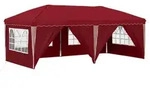 vidaXL Pop-up Partyzelt 575 x 288 x 245 cm Bordeauxrot