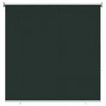 vidaXL Au&szlig;enrollo 90% UV-Block Dunkelgr&uuml;n 140 x 140 cm HDPE