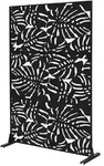 ML-Design Metall-Sichtschutz Roma, 120x180 cm, aus Stahl, Raumteiler mit 3...