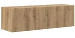 vidaXL TV-Wandschrank Kunsthandwerk Eiche 60x31x29,5 cm