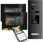 HD Video T&uuml;rsprechanlage mit Fingerprint RFID und Smartphone App f&uuml;r 1