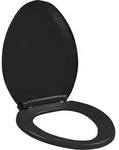 vidaXL Toilettensitz mit Absenkautomatik und Quick-Release Schwarz