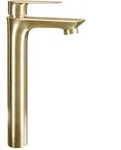 Planetm&ouml;bel Einhebelmischer Waschtischarmatur 29 cm Gold Brush mit Keramikkartusche