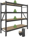Baumarktplus Schwerlastregal Emil 180x190x60 cm 3200 kg aus Stahl Stecksystem 4