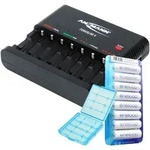 Panasonic eneloop Standard HR-3UTGB 8 St&uuml;ck AA Mignon Akkus und Ansmann...