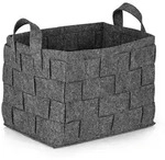 N8WERK Filz-Aufbewahrungstasche M - 35 x 25 x 25 cm - Dunkelgrau