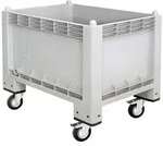 BRB Volumenbox/Gro&szlig;box mit 4 Lenkrollen. u. 2 Bremsen, Inh. 300 Liter, LxBxH 1000 x