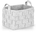 N8WERK Filz-Aufbewahrungstasche M - 35 x 25 x 25 cm - Hellgrau