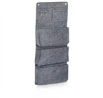 Relaxdays H&auml;ngeorganizer, 2er Set, 4 F&auml;cher, 2 Haken, HxB: 65 x 30 cm, Bad, Flur,