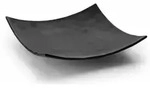 LACOR quadratische Servierplatte aus Melamin SCHWARZ f&uuml;r Pr&auml;sentationen 25x25 cm