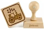 Folkroll Keksstempel Traktor, 55x55 mm, Cookiestempel, Backstempel, Keks,...