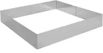 Schneider - Tortenring "Quadrat", Edelstahl, 300 x 300 x 50 mm