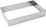 Schneider - Tortenring "Rechteck", Edelstahl, 180 x 280 x 40 mm