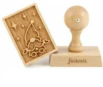 Motiv-Keksstempel Wichtel, 70x50 mm, Cookiestempel, Backstempel, Keks, Stempel,