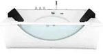 AcquaVapore Whirlpool Pool Badewanne Wanne W81R-TH-B 180x90cm mit Radio und...