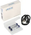 2 St&uuml;ck Keeppower AAA 1,5V 1000mWh Lithium Ionen Akku, Micro, AAA, LR03, mit