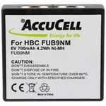 AccuCell Akku passend f&uuml;r HBC FUB9NM, BA209000, 209060, BA209061, BA209062