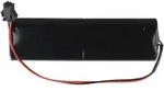 AccuCell Notleuchtenakku NiMH 4,8V 1100mAh L2x2 Mignon AA mit 150mm Kabel ...