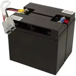 Akkuman Ersatz-Akku f&uuml;r APC-Back-UPS RBC7 fertiges Batterie Modul zum Austausch Plug