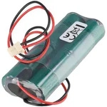 AccuCell Notleuchtenakku NiMH 4,8V 1720mAh L2x2 4/5A mit Kabel und Stecker...