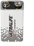 Ultralife Lithium Batterie 9 Volt, E-Block, U9VL, U9VL-J, U9VL-J-P