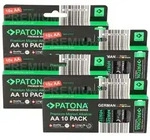 PATONA Premium 40x AA Batterien (4x10er) Pack 1,5V Alkaline