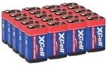 20x XCell Lithium 9V Block Batterie 1200mAh f&uuml;r Rauchmelder - passend f&uuml;r