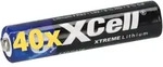 40x XTREME Lithium Batterie AAA Micro FR03 L92 XCell 10x 4er Blister