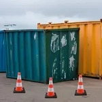 Baumarktplus 5x Verkehrskegel Pylone schwere Ausf&uuml;hrung Leitkegel mit